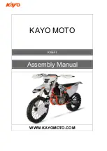 Preview for 1 page of KAYO MOTO K6EFI Assembly Manual