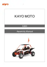 KAYO MOTO S200 Assembly Manual preview