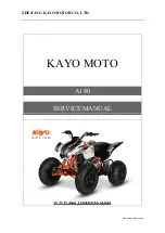 Preview for 1 page of KAYO MOTOR A180 Service Manual