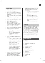 Preview for 27 page of Kayoba 006372 Operating Instructions Manual