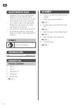 Preview for 8 page of Kayoba 010571 Operating Instructions Manual