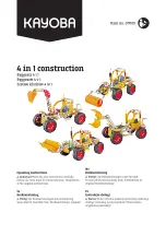 Preview for 1 page of Kayoba 017105 Operating Instructions Manual