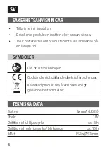 Предварительный просмотр 4 страницы Kayoba 021773 Operating Instructions Manual