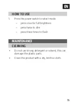 Предварительный просмотр 15 страницы Kayoba 021773 Operating Instructions Manual