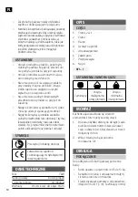 Предварительный просмотр 14 страницы Kayoba 025604 Operating Instructions Manual