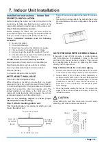 Preview for 19 page of Kaysun CASUAL CF Series Owners & Installation Manual