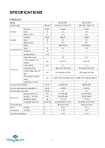 Preview for 4 page of Kaysun Frigicoll KAM-DN7 Technical Manual