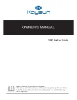 Kaysun KAYF-22 DN3.0 Owner'S Manual предпросмотр