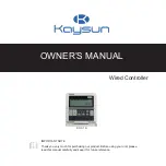 Kaysun KC-01 S Owner'S Manual preview