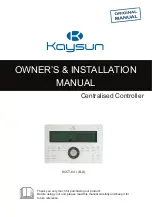 Preview for 1 page of Kaysun KCCT-64 I (B) Owners & Installation Manual