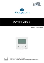 Preview for 1 page of Kaysun KCTAQ-02 Owner'S Manual