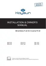 Kaysun KEM-05 DVR Installation & Owner'S Manual preview