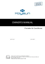 Предварительный просмотр 1 страницы Kaysun KP-35 CP10 Owner'S Manual