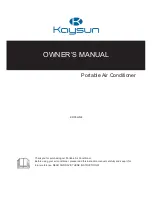 Предварительный просмотр 1 страницы Kaysun KP-35 HN8 Owner'S Manual