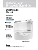 Kaz 5520B Use And Care Manual preview