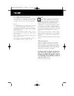 Предварительный просмотр 18 страницы Kaz FSW-505E User Instructions