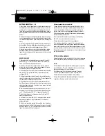 Предварительный просмотр 46 страницы Kaz FSW-505E User Instructions