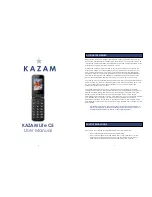 Предварительный просмотр 1 страницы KaZAM Life C5 User Manual