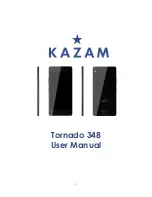 Preview for 1 page of KaZAM Tornado 348 User Manual