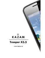 KaZAM Trooper X3.5 User Manual preview