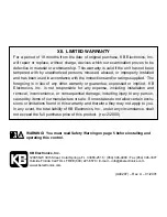 Предварительный просмотр 24 страницы KB Electronics KBWS-12 Installation And Operating Instructions Manual