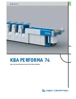 KBA-GRAFITEC KBA PERFORMA 74 Technical Information предпросмотр