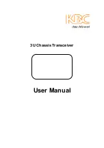 Preview for 1 page of KBC 3U User Manual