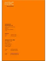 Предварительный просмотр 18 страницы KBC ESML3-FL2-D4-M2 User Manual