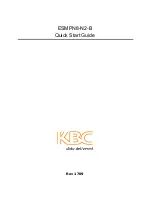 Предварительный просмотр 1 страницы KBC ESMPN8-N2-B Quick Start Manual