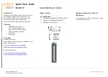 Preview for 1 page of KBC ESUG8P-D Series Quick Start Manual