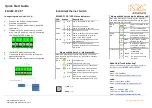 Preview for 2 page of KBC ESUL8P-PC2-D Series Quick Start Manual