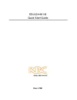 KBC ESULS4-M1-B Quick Start Manual preview