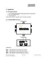 Предварительный просмотр 6 страницы KBC FTDR-S2-WSB User Manual