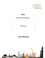 KBC WESII Series User Manual предпросмотр