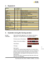 Preview for 9 page of KBL 7000 Operating Instructions Manual