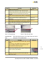 Preview for 19 page of KBL 7000 Operating Instructions Manual