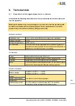 Preview for 29 page of KBL 7000 Operating Instructions Manual