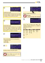 Preview for 63 page of KBL 7900a Assembly Instructions & Menu Settings