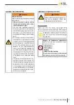 Preview for 31 page of KBL beautyShaper Operating Instructions Manual