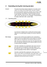 Предварительный просмотр 7 страницы KBL megaSun 4000 Super Power Operating Instructions Manual