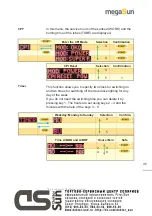 Preview for 44 page of KBL megaSun 5600 Manual