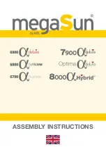 KBL megaSun 6900 a deluxe Assembly Instructions Manual preview