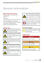 Preview for 5 page of KBL megaSun 7900 Alpha Operating Instructions Manual