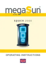 KBL megaSun space 2000 Operating Instructions Manual preview