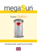 KBL megaSun Tower Optima Operating Instructions Manual preview