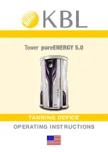 KBL Tower pureENERGY 5.0 Operating Instructions Manual preview