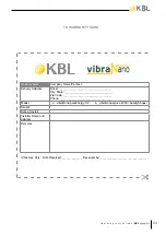 Предварительный просмотр 23 страницы KBL vibraNano pureEnergy 5.0 Operating Instructions Manual