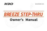 KBO BREEZE STEP-THRU Owner'S Manual preview