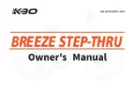 KBO BREEZE STEP-THRU Owner'S Manual предпросмотр