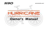 KBO Hurricane Owner'S Manual предпросмотр